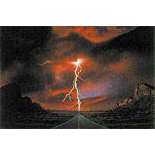 Poster Lightning over the Highway