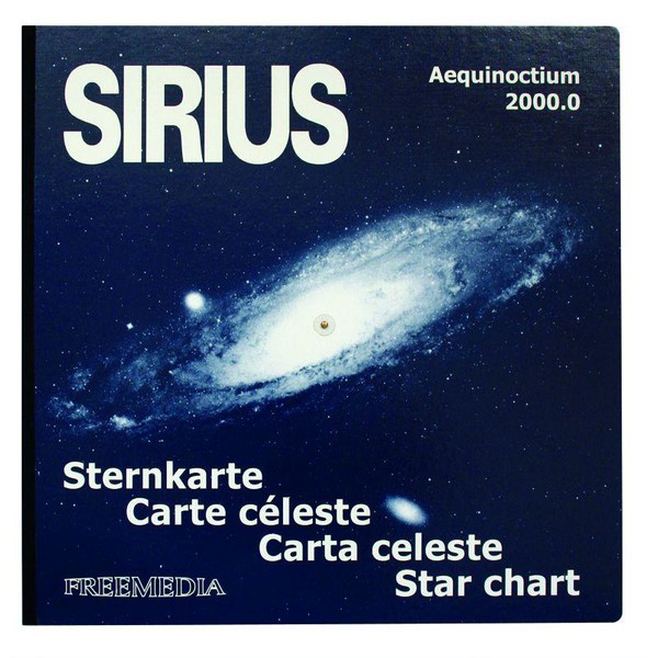 Freemedia Sirius star chart, large