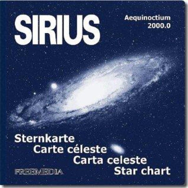 Freemedia Star chart Sirius Carta celeste, grande