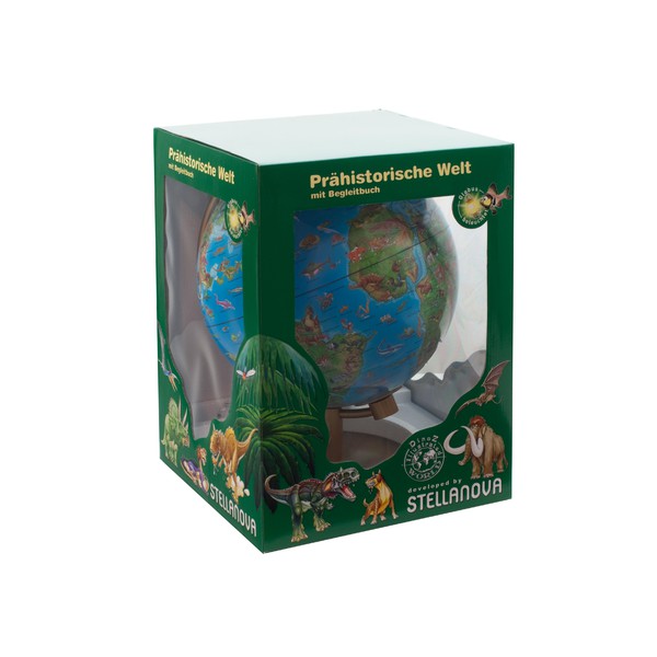 Stellanova DinoZ kids-Illuminated Globe prehistoric world 28cm