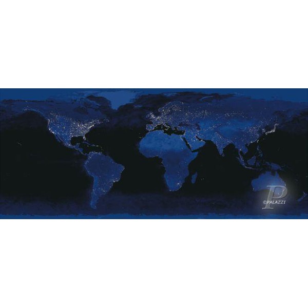 Palazzi Verlag Poster Foto Print Earth at Night