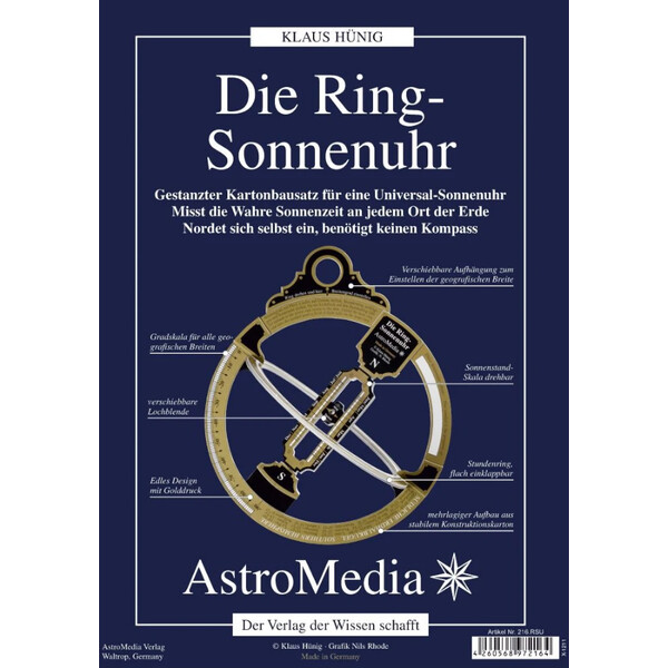 AstroMedia Sundial The Ring Sun Dial