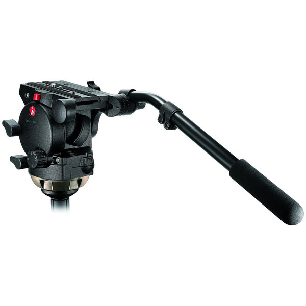 Manfrotto 526 pro fluid video tilt head with 100mm half ball and 357PLV