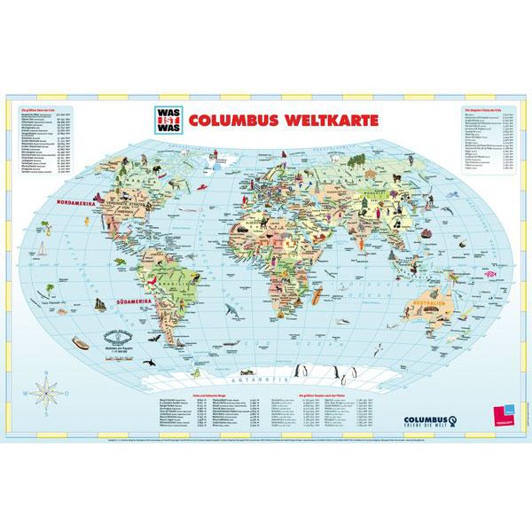 Columbus WAS IST WAS 'Planet Erde' globe