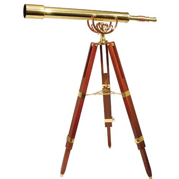 Helios Optics Brass telescope MT 80/1000 28x