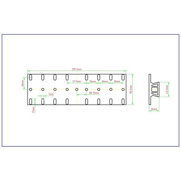 William Optics Vixen-style dovetail plate, long version