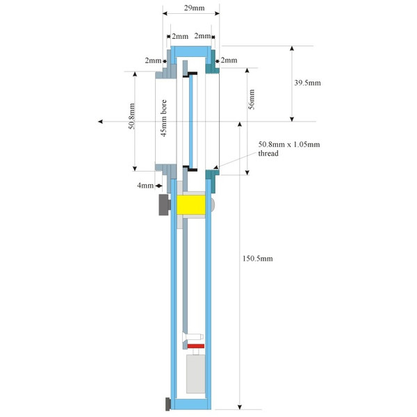 Starlight Xpress USB Filterwheel 5x 2", SCT - T2