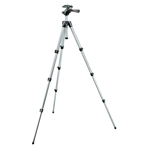 Manfrotto 394-H camera-video maxi tripod kit with built-in 3-way tilt head