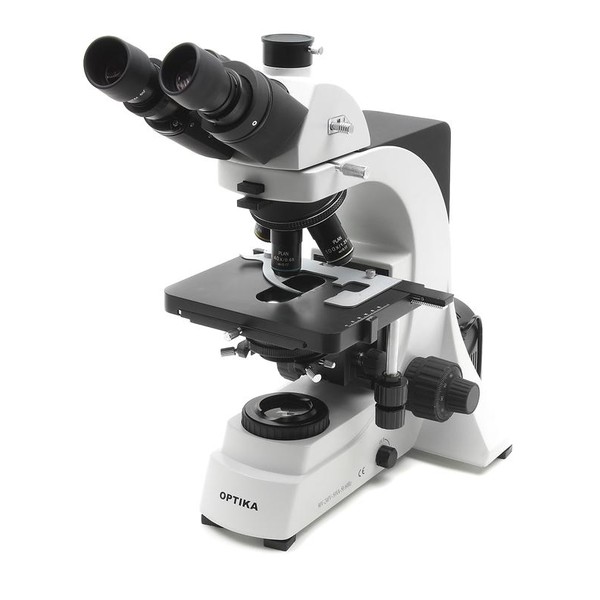 Optika B-600Ti trinocular microscope, 40 - 1000x, plan achromatic IOS objectives