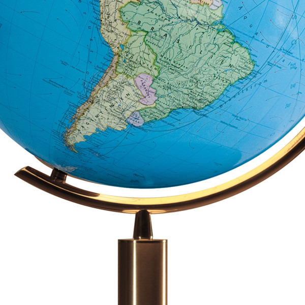 Columbus Floor globe Duo Brass 40cm (English)