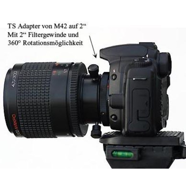 TS Optics Rotation system M42x1 female (telescope side) on Canon EOS bayonet male (camera side)