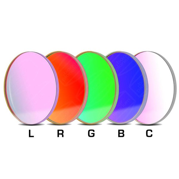 Baader Filters LRGBC-H-alpha 36mm 7nm filter set