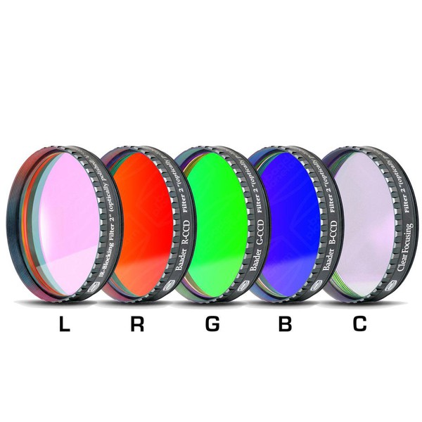 Baader Filters LRGBC-H-alpha 2" 7nm OIII and SII  filter set