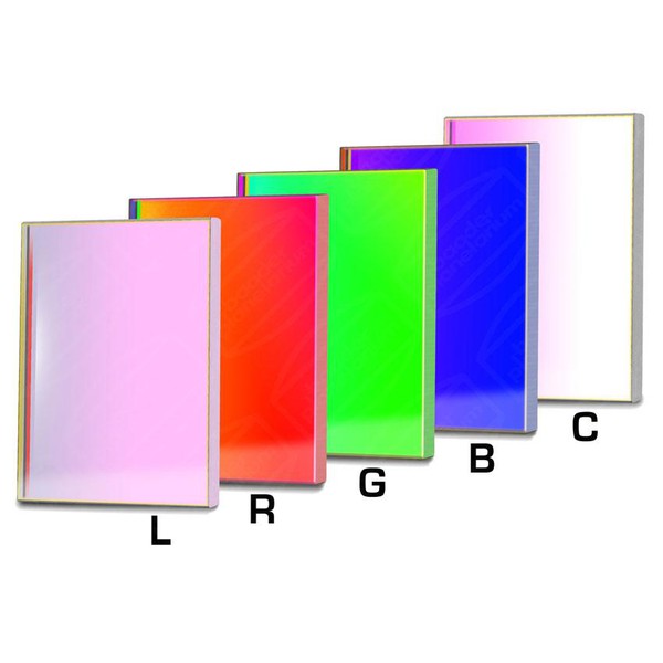 Baader Filters LRGBC-H-alpha 65x65mm 7nm, OIII and SII  filter set