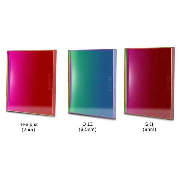 Baader Filters LRGBC-H-alpha 65x65mm 7nm, OIII and SII  filter set