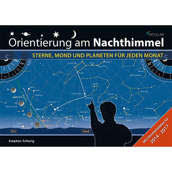 Oculum Verlag Star chart Orientierung am Nachthimmel book