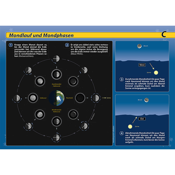 Oculum Verlag Star chart Orientierung am Nachthimmel book