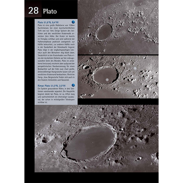 Oculum Verlag Photographic moon atlas, German