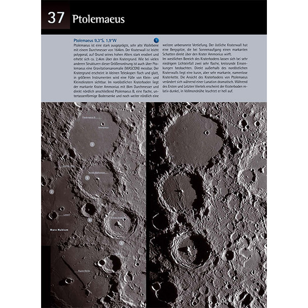 Oculum Verlag Photographic moon atlas, German