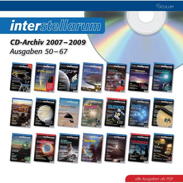 Oculum Verlag interstellarum CD archive 2007-2009, issues 50-67