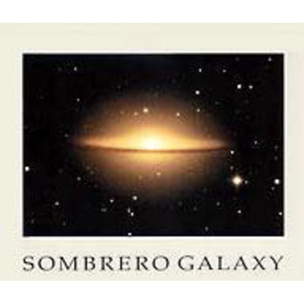 Palazzi Verlag Poster Sombrero Galaxy - (art print)