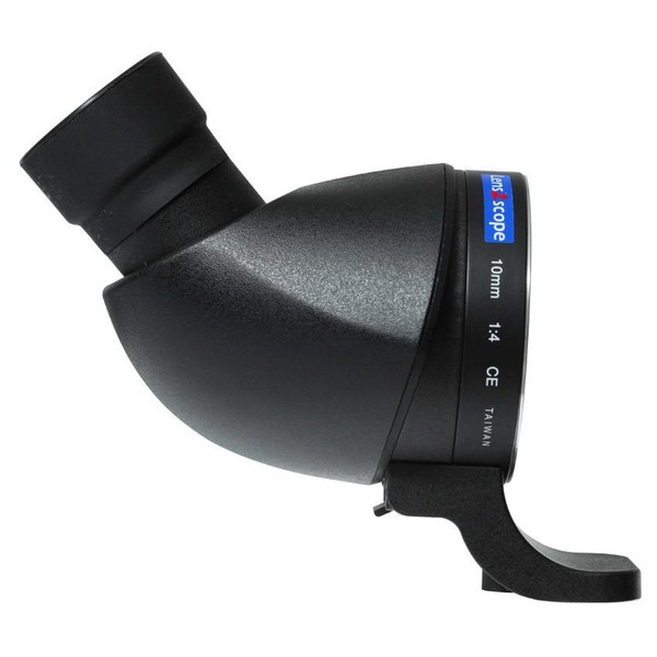 Lens2scope , for Canon EOS, black, angled view