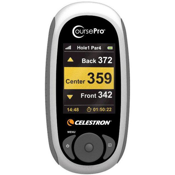 Celestron CoursePro GPS golf rangefinder, with compass, grey