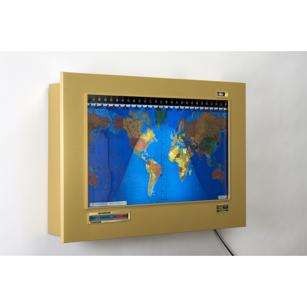 Geochron Original Kilburg in gold anodized aluminium gold bordered design