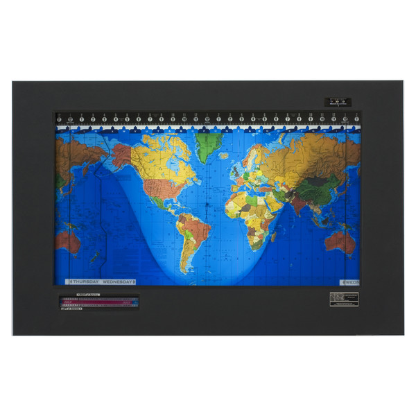 Geochron Original Kilburg in black goatskin plastic black bordered design