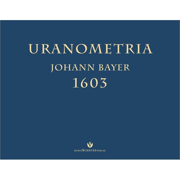 KunstSchätzeVerlag Uranometria by Johann Bayer book with accompanying book, German