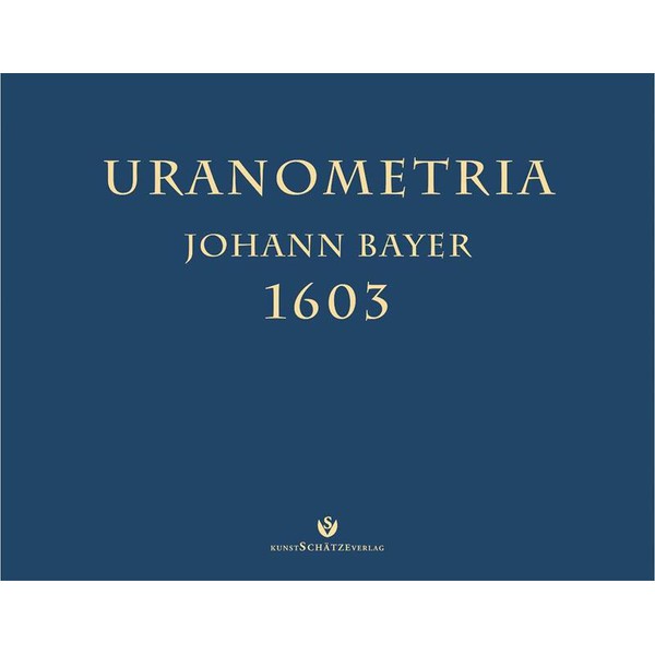 KunstSchätzeVerlag Uranometria by Johann Bayer book with accompanying book, German