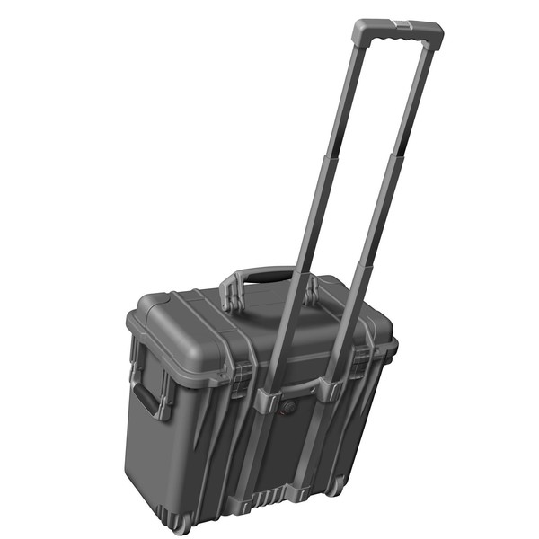 PELI M1440 rolling case, black, including pluck foam