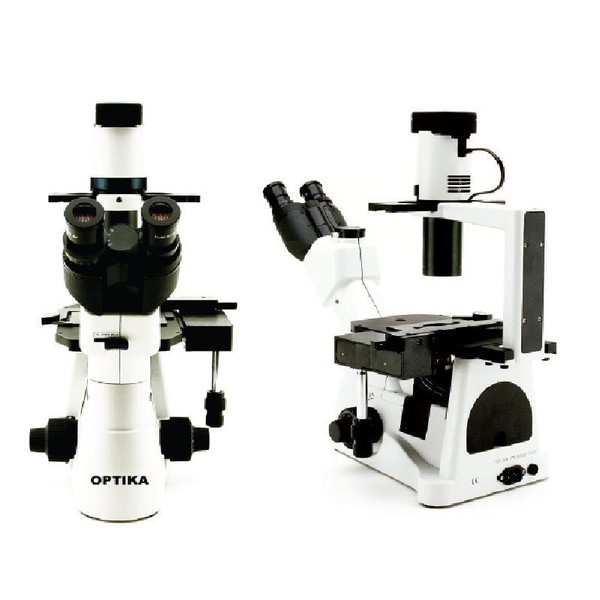 Optika XDS-3, trinocular, inverted, IOS, X-Y stage, X-LED