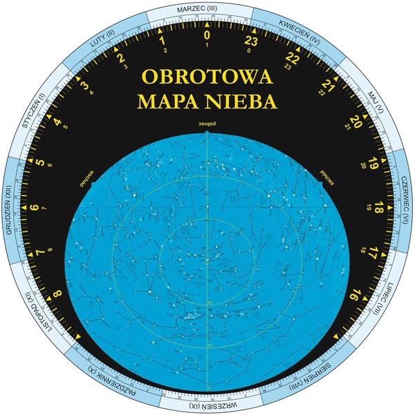 AstroCD Star chart Obrotowa mapa nieba