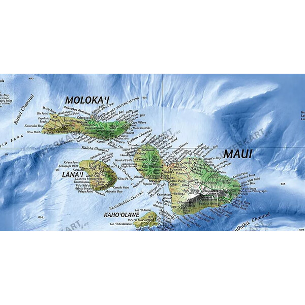 National Geographic Map Hawaii (89 x 58 cm)