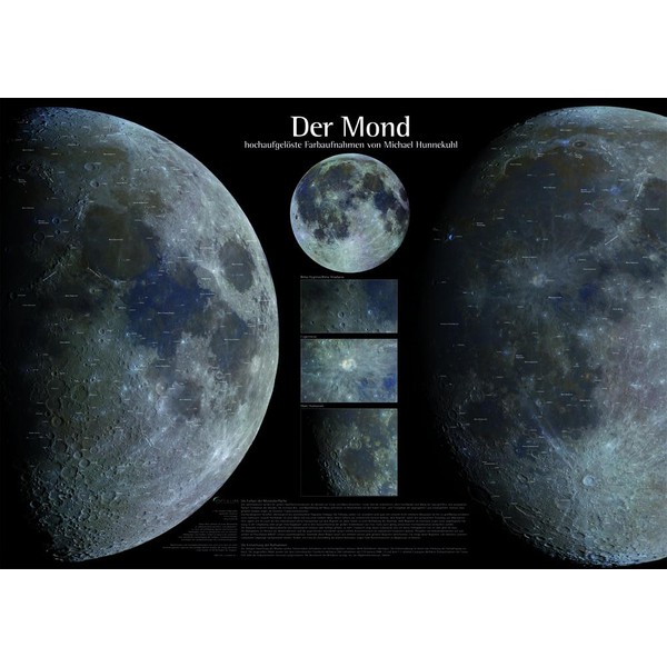 Oculum Verlag Poster Der Mond (poster in German)