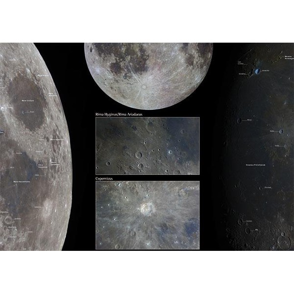 Oculum Verlag Poster Der Mond (poster in German)