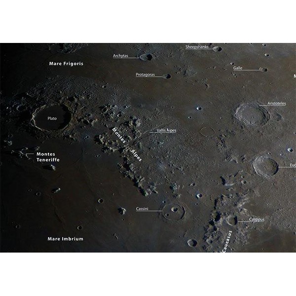 Oculum Verlag Poster Der Mond (poster in German)
