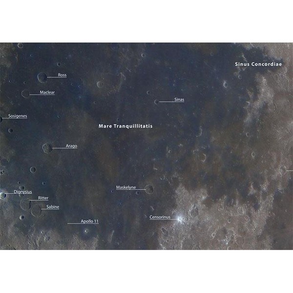 Oculum Verlag Poster Der Mond (poster in German)