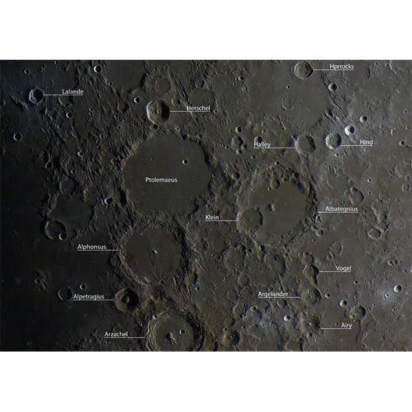 Oculum Verlag Poster Der Mond (poster in German)