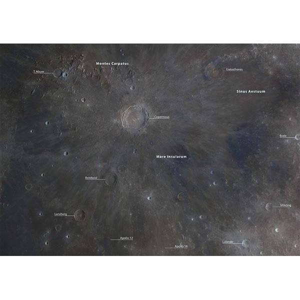 Oculum Verlag Poster Der Mond (poster in German)