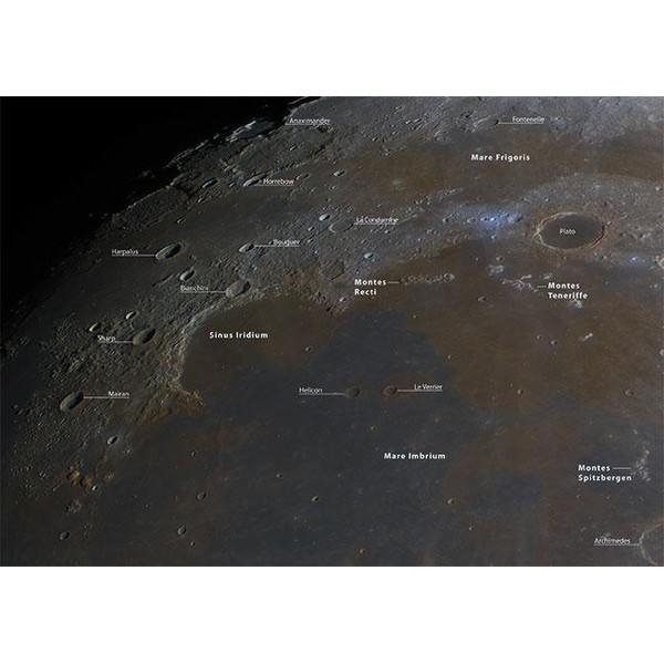 Oculum Verlag Poster Der Mond (poster in German)