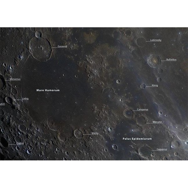 Oculum Verlag Poster Der Mond (poster in German)