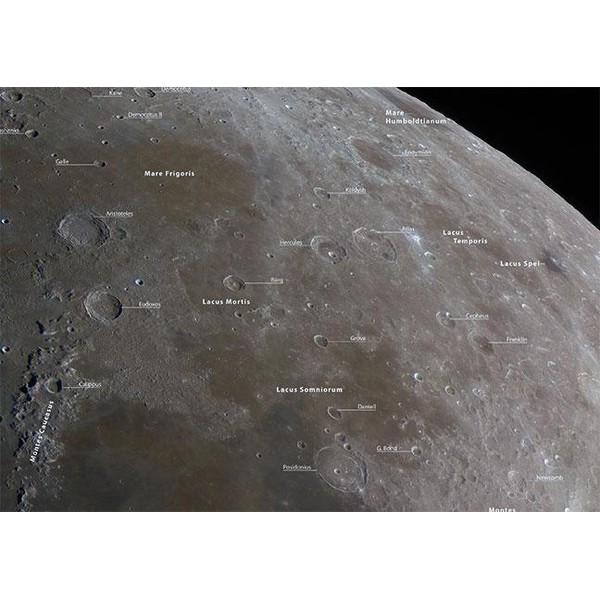 Oculum Verlag Poster Der Mond (poster in German)