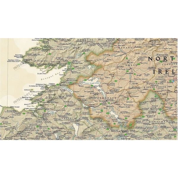 National Geographic Map Irland (76 x 91 cm)