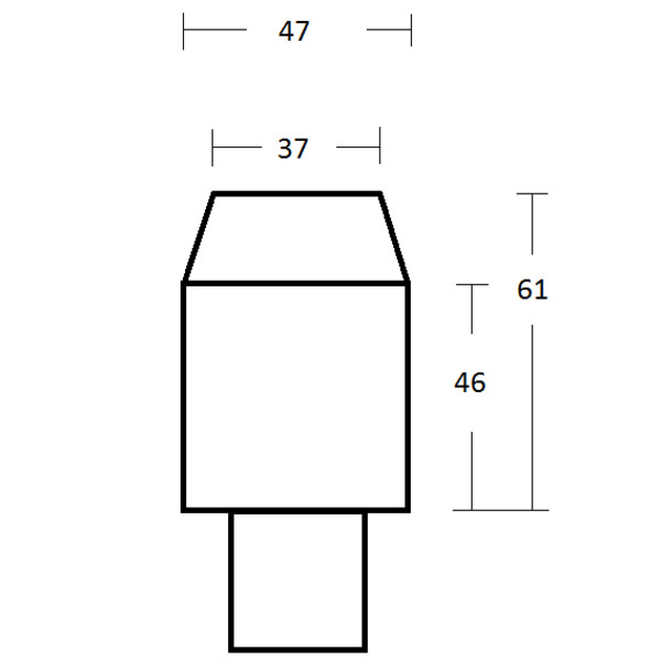 Omegon 2'' projection adapter with T2 connection