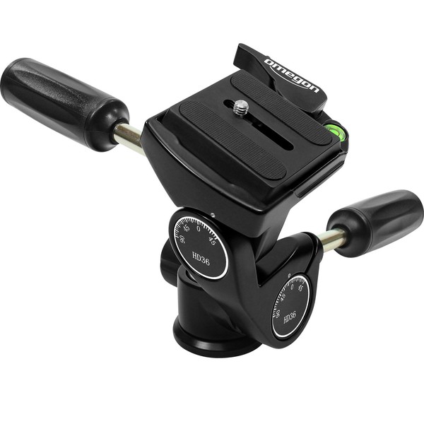 Omegon 3-way-panheads Pro PD36 tripod pan-head