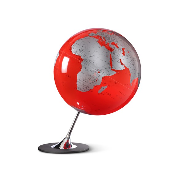 Räthgloben 1917 Globe Anglo Red