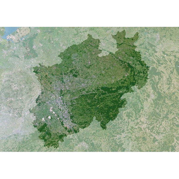 Planet Observer Regional map North Rhine-Westphalia