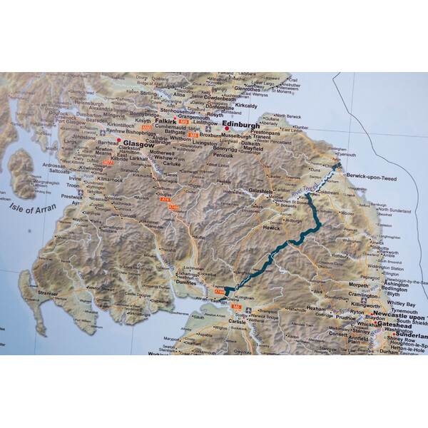 GeoMetro Map United Kingdom (100 x 140 cm)
